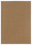 Oriental Weavers Karavia Tan Solid 2068X Area Rug, Rectangular 2'5"x4'5"