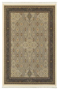 Oriental Weavers Masterpiece 1335I Area Rug, Ivory/Black, 2'3"x10' Runner