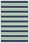 Oriental Weavers Meridian 5701B Stripe Area Rug, Blue/Ivory, 7'10"x10'10"