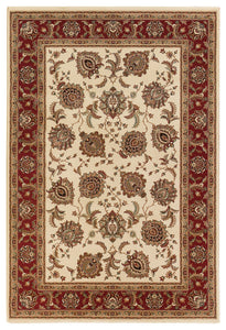 Oriental Weavers Ariana 117J3 Oriental Area Rug, Ivory/Red, 5'3"x7'9"