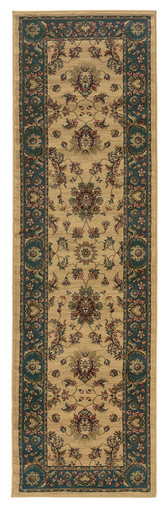 Oriental Weavers Ariana 311Z3 Oriental Area Rug, Ivory/Blue, 12'x15'