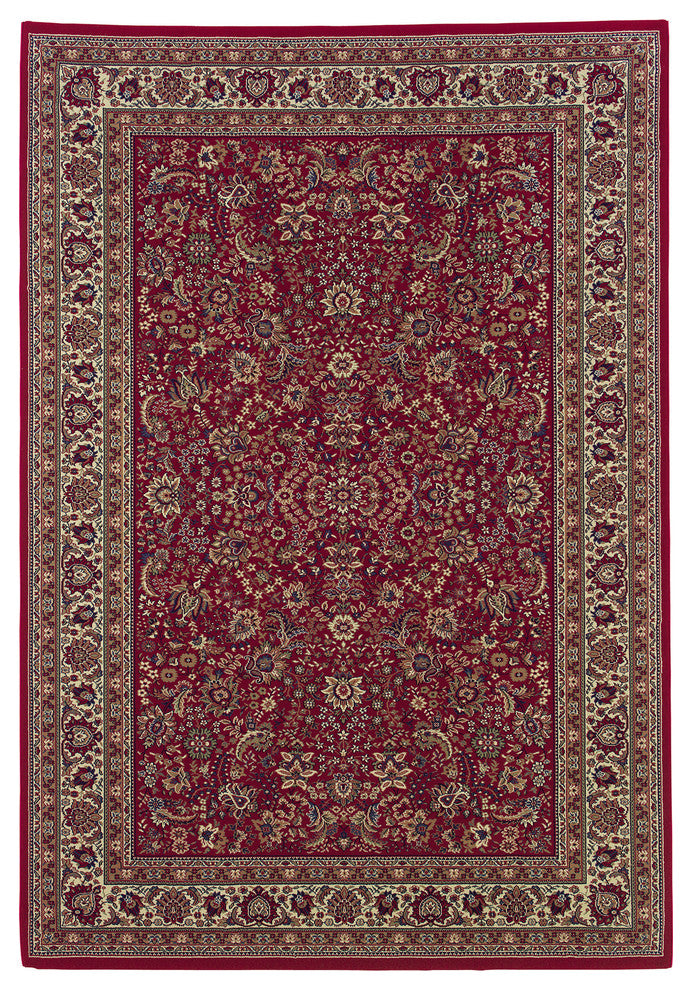 Oriental Weavers Ariana Red/Ivory Oriental 113R3 Area Rug, Rectangular 4'x5'9"