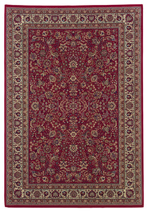 Oriental Weavers Ariana Red/Ivory Oriental 113R3 Area Rug, Rectangular 4'x5'9"