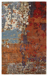 Oriental Weavers Galaxy 21904 Abstract Area Rug, Multi/Orange, 10'x13' Rectangle