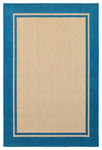 Oriental Weavers Cayman Sand/Blue Border 5594B Area Rug, Rectangular 5'3"x7'6"