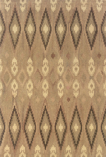 Oriental Weavers Anastasia 68001 Abstract Area Rug, Beige/Ivory, 10'x13'