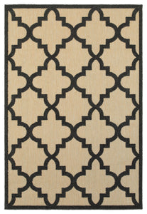 Oriental Weavers Cayman 660N9 Geometric Area Rug, Sand/Charcoal, 1'10"x3'3"