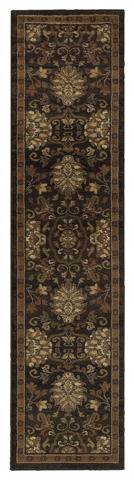 Oriental Weavers Hudson Brown/Beige Oriental 042G1 Area Rug, Runner 1'10"x7'6"