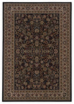 Oriental Weavers Ariana 213K8 Oriental Area Rug, Black/Ivory, 6'7"x9'6"