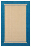 Oriental Weavers Cayman 5594B Border Area Rug, Sand/Blue, 3'10"x5'5"