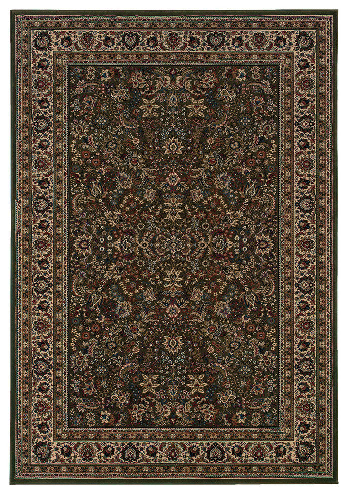 Oriental Weavers Ariana 213G8 Oriental Area Rug, Green/Ivory, 12'x15'