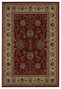 Oriental Weavers Ariana 130/8 Oriental Area Rug, Red/Ivory, 7'10"x11'