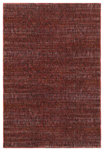 Oriental Weavers Atlas Red/Rust Solid 8033K Area Rug, 3'3"x5'2" Rectangle