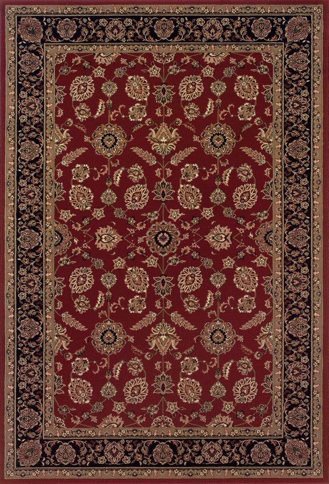 Oriental Weavers Ariana 271C3 Oriental Area Rug, Red/Black, 6'7"x9'6"