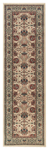 Oriental Weavers Ariana Ivory/Red Floral 431O3 Area Rug, Runner 2'3"x7'9"