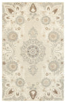 Oriental Weavers Craft Sand/Ash Floral 93000 Area Rug, 5'x8' Rectangle