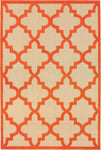 Oriental Weavers Cayman 660O9 Geometric Area Rug, Sand/Orange, 5'3"x7'6"