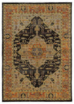 Oriental Weavers Andorra 7138B Oriental Area Rug, Gold/Gray, 3'3"x5'2"