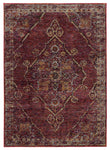 Oriental Weavers Andorra Red/Gold Oriental 7135E Area Rug, Runner 2'3"x8'