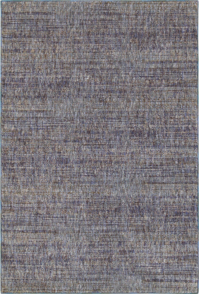 Oriental Weavers Atlas 8033F Solid Area Rug, Purple/Gray, 7'10"x10'10"