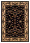 Oriental Weavers Ariana 311K3 Oriental Area Rug, Black/Ivory, 7'10"x11'