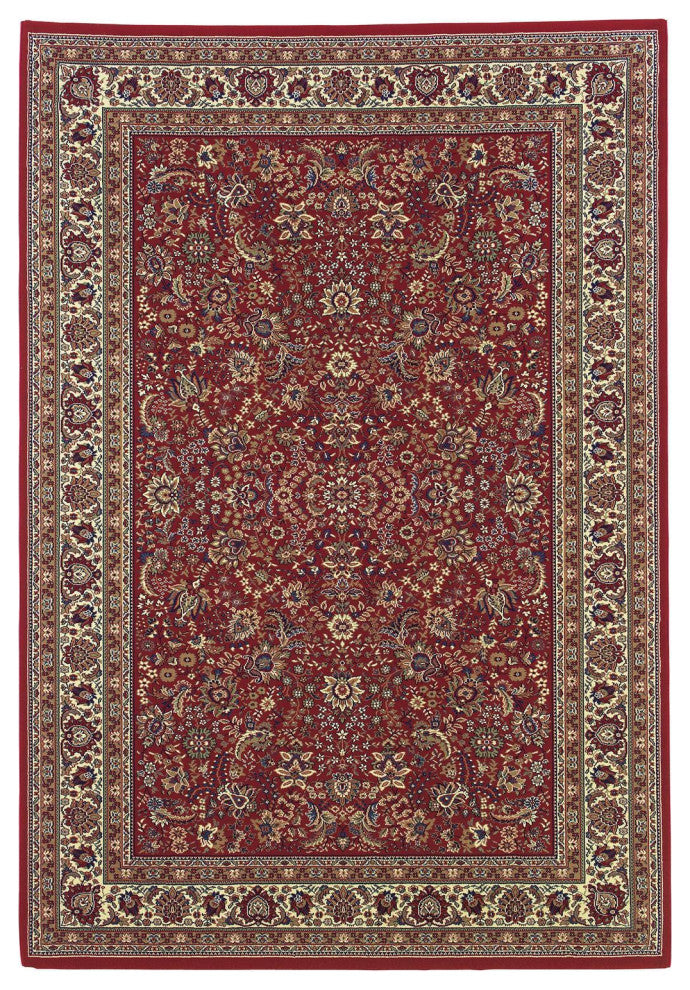 Oriental Weavers Ariana 113R3 Oriental Area Rug, Red/Ivory, 5'3"x7'9"