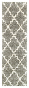 Oriental Weavers Henderson 092E9 Geometric Area Rug, Gray/Ivory 2'3"x7'6" Runner