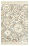 Oriental Weavers Craft Gray/Sand Floral 93003 Area Rug, Rectangular 8'x10'