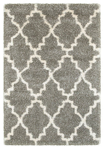 Oriental Weavers Henderson 092E9 Geometric Area Rug, Gray/Ivory, 5'3"x7'6"