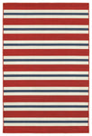 Oriental Weavers Meridian Red/Blue Stripe 5701R Area Rug, Rectangular 8'6"x13'