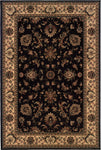 Oriental Weavers Ariana 311K3 Oriental Area Rug, Black/Ivory, 10'x12'7"