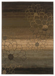 Oriental Weavers Hudson 074A1 Floral Area Rug, Brown/Beige, 6'7"x9'6" Rectangle