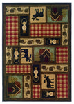 Oriental Weavers Hudson 1067A Southwest/Lodge Area Rug, Brown/Red, 10'x13'