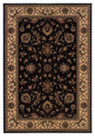 Oriental Weavers Ariana 311K3 Oriental Area Rug, Black/Ivory, 5'3"x7'9"