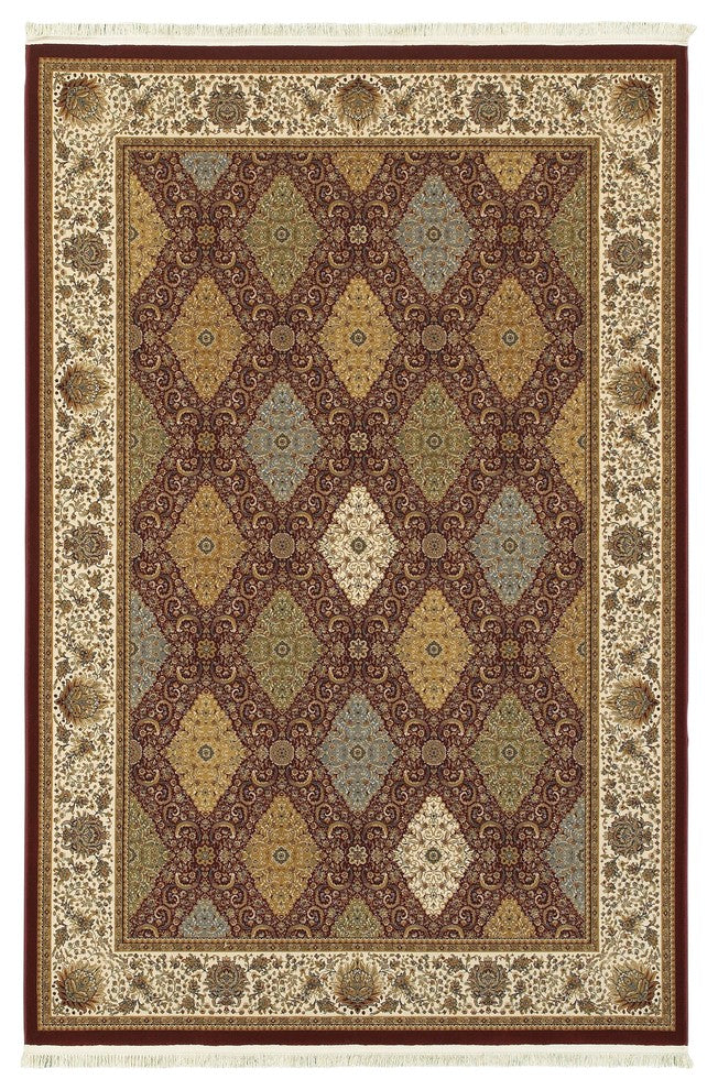 Oriental Weavers Masterpiece 530M2 Area Rug, Red/Multi, 7'10"x10'10" Rectangle