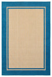 Oriental Weavers Cayman 5594B Border Area Rug, Sand/Blue, 1'10"x3'3"