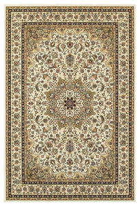 Oriental Weavers Kashan 119W1 Area Rug, Ivory/Beige, 6'7"x9'6" Rectangle