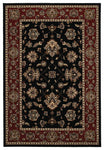 Oriental Weavers Ariana Black/Red Floral 623M3 Area Rug, Square 8'x8'