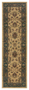 Oriental Weavers Ariana Ivory/Blue Oriental 311Z3 Area Rug, Runner 2'3"x7'9"