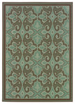 Oriental Weavers Montego 2335L Oriental Area Rug, Blue/Brown, 1'9"x3'9"