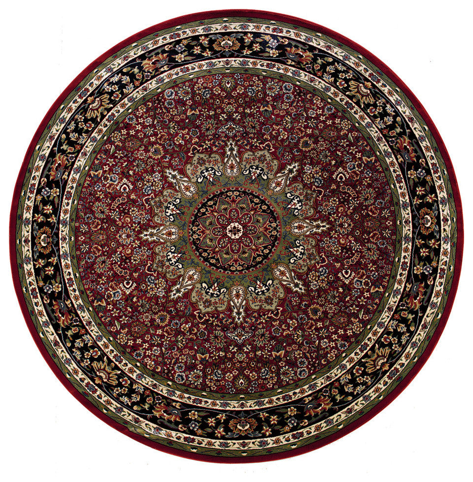 Oriental Weavers Ariana 116R3 Red/Blue Oriental Area Rug, 6' Round