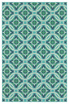 Oriental Weavers Meridian 5868L Floral Area Rug, Blue/Green, 7'10"x10'10"