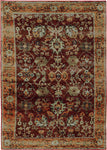 Oriental Weavers Andorra Red/Gold Oriental 7154A Area Rug, 2'3"x8' Runner