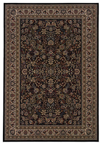 Oriental Weavers Ariana 213K8 Oriental Area Rug, Black/Ivory, 4'x5'9"