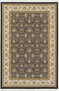 Oriental Weavers Masterpiece 1331B Area Rug, Navy/Ivory, 2'3"x10' Runner