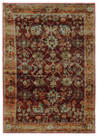 Oriental Weavers Andorra 7154A Oriental Area Rug, Red/Gold, 1'10"x3'2"