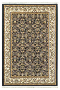 Oriental Weavers Masterpiece 1331B Area Rug, Navy/Ivory, 3'10"x5'5" Rectangle