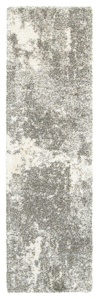 Oriental Weavers Henderson 5503H Abstract Area Rug, Gray/Ivory, 2'3"x7'6" Runner