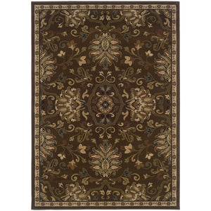 Oriental Weavers Hudson Green/Beige Oriental 042H1 Area Rug