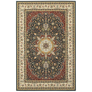 Oriental Weavers Kashan Navy/Ivory Oriental 119U1 Area Rug